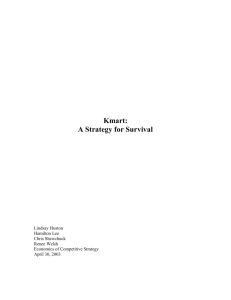 Kmart: A Strategy for Survival