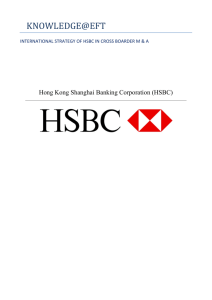 International Strategy of HSBC