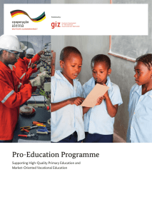 Pro-Education Programme - Supporting High-Quality Primary