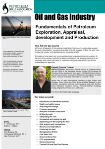 Fundamentals of Petroleum Exploration, Appraisal, development