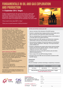 Fundamentals in Oil and Gas explOratiOn and prOductiOn