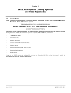 Notice of Commission Approval - Canadian Derivatives Clearing