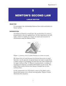 5 NEWTON'S SECOND LAW