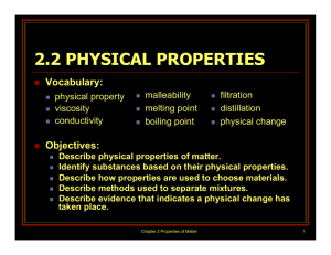 2.2 Physical Properties PPT