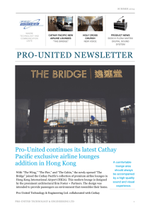 Newsletter 2 - Pro-United Technology & Engineering Ltd.