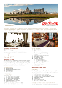 ACCOMMODATION - Graceland Hotel Casino & Country Club