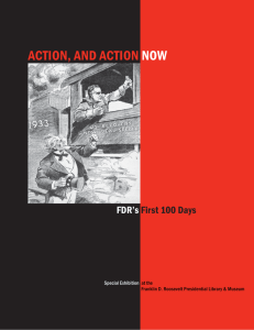 Action and Action Now: FDR's First 100 Days