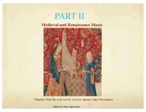 Middle Ages/Medieval Period & The Renaissance