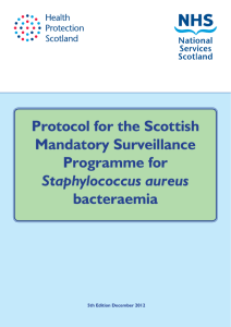 Protocol for the Scottish Mandatory Surveillance Programme for