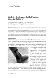 Made in Her Image: Frida Kahlo as Material Culture