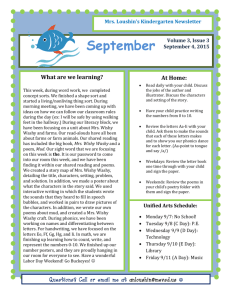 September 4 Newsletter