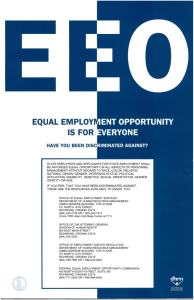 Equal Employment Opportunity Is For Everyone