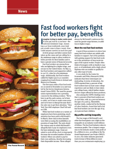 News: Fast food workers fight for better pay, benefits