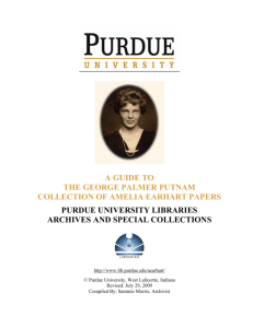 a guide to the george palmer putnam collection