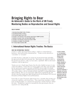 Bringing Rights to Bear - Center for Reproductive Rights