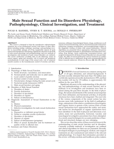 Male Sexual Function and Its Disorders: Physiology