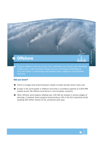 Offshore - The European Wind Energy Association