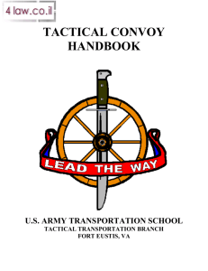 tactical convoy handbook