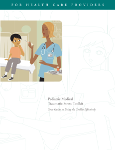 Pediatric Medical Traumatic Stress Toolkit