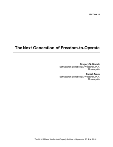 The Next Generation of Freedom-to