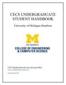 CECS Undergraduate Student Handbook