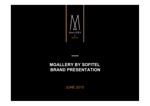 mgallery by sofitel brand presentation
