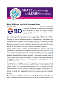 Becton Dickinson – medical devices manufacturer