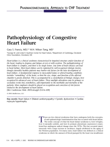 Pathophysiology of Congestive Heart Failure