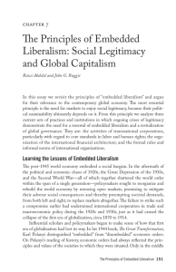 The Principles of Embedded Liberalism: Social