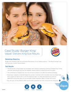 Case Study: Burger King