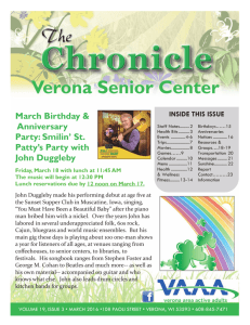 Verona Senior Center - Verona Area Active Adults