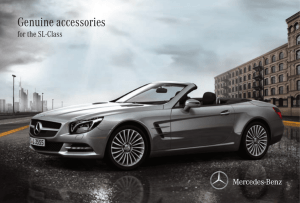 Genuine Accessories For The SL-Class - Mercedes-Benz