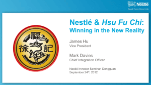 Nestlé & Hsu Fu Chi