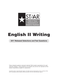 English II Writing