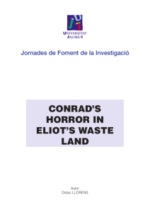 Conrad's horror in Eliot's WastE land