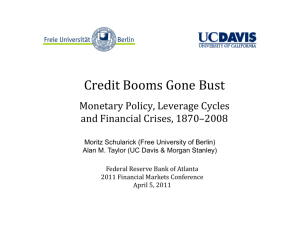 Credit Booms Gone Bust - Federal Reserve Bank of Atlanta