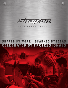 Snap-on 2014 Annual Report