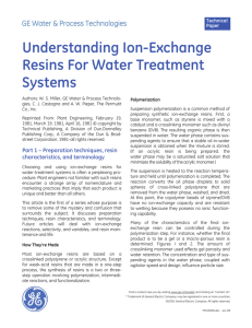 Understanding Ion Exchange Resins for Water