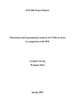 cstr in series lab report cstr in series lab report