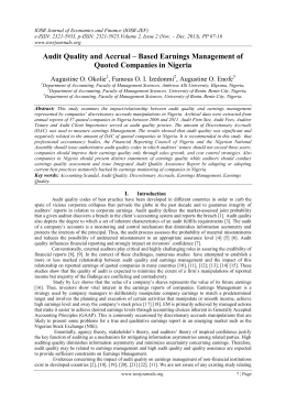 real and accrual based earnings management This study examines whether the trade-off between real and accrual-based management strategies differs between firms with and without political connections. real and accrual based earnings management This study examines whether the trade-off between real and accrual-based management strategies differs between firms with and without political connections.