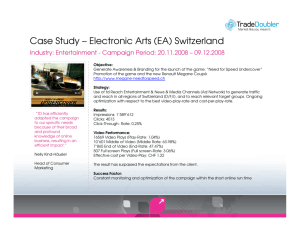 Case Study – Electronic Arts (EA) Switzerland