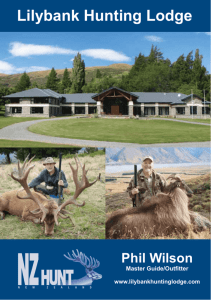 Lilybank Hunting Lodge - New Zealand Trophy Hunting with Phil