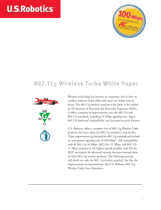 802.11g Wireless Turbo White Paper