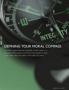 dEFiNiNg YouR moRAL ComPASS
