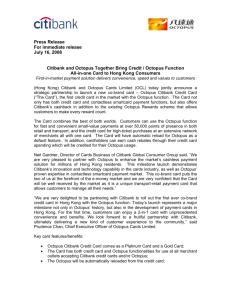 Press Release For immediate release July 16, 2008 Citibank and