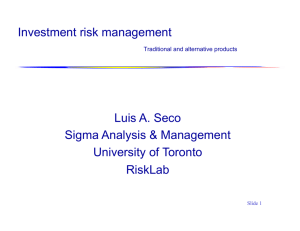 Investment Risk Management