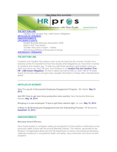HR pros Monthly Newsletter May2014