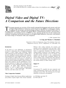 Digital Video and Digital TV: A Comparison and the Future Directions