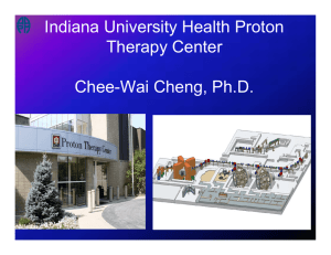 Indiana University Health Proton Therapy Center Chee