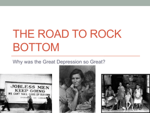 THE ROAD TO ROCK BOTTOM - MrWhitford-US